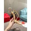 Christian Louboutin Heel 10cm Rosalie Spike Sandals Nude
