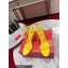 Christian Louboutin Heel 10cm So Me spikes Sandals Patent Yellow