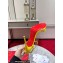 Christian Louboutin Heel 10cm So Me spikes Sandals Patent Yellow