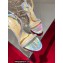 Christian Louboutin Heel 10cm Rosalie Strass Sandals Rainbow Silver