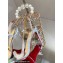 Christian Louboutin Heel 10cm Rosalie Strass Sandals Rainbow Silver