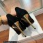 Balmain Heel 10.5cm Ruby pumps Suede Black/Gold 2022