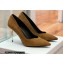 Balmain Heel 10.5cm Ruby pumps Suede Brown 2022