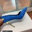 Balmain Heel 10.5cm Ruby pumps Suede Blue 2022