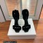 Balmain Heel 10.5cm Fur Sandals Black 2022