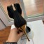 Balmain Heel 10.5cm Fur Sandals Black 2022