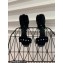 Balmain Heel 10.5cm Fur Sandals Black 2022