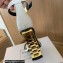 Balmain Heel 10.5cm Ultima Sandals with Finish White/Gold 2022