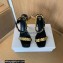 Balmain Heel 10.5cm Ultima Sandals Black/Gold 2022