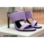 Balmain Heel 10.5cm Satin Paola Mules Lilac 2022
