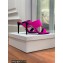 Balmain Heel 10.5cm Satin Paola Mules Fuchsia 2022