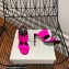Balmain Heel 10.5cm Satin Paola Mules Fuchsia 2022