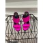 Balmain Heel 10.5cm Satin Paola Mules Fuchsia 2022