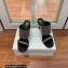 Balmain Heel 10.5cm Suede Crystal Mules Black/Gold 2022