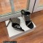 Balmain Heel 10.5cm Suede Crystal Mules Black/Gold 2022