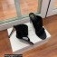 Balmain Heel 10.5cm Suede Crystal Mules All Black 2022