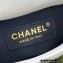 Chanel Grained Calfskin Mini Flap Bag AS3368 White 2022