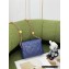 Chanel Grained Calfskin Mini Flap Bag AS3368 Blue 2022