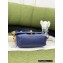 Chanel Grained Calfskin Mini Flap Bag AS3368 Blue 2022