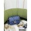 Chanel Grained Calfskin Small Flap Bag AS3369 Blue 2022