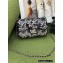 Chanel Black/White Sequins Medium Classic Flap Bag 2022