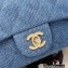 Chanel Denim Blue Small Classic Flap Bag 2022