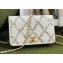 Chanel Embroidered Sequins Wallet on Chain WOC Bag AP2888 White 2022