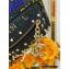 Chanel Embroidered Pearl Dice Clutch with Chain Bag 2022