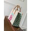 Louis Vuitton jacquard Fabric OnTheGo MM Tote Bag M20815 Fuchsia