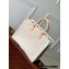 Louis Vuitton jacquard Fabric OnTheGo GM Tote Bag M20815 Fuchsia