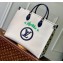 Louis Vuitton jacquard Fabric OnTheGo GM Tote Bag M20815 Blue