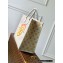 Louis Vuitton jacquard Fabric OnTheGo GM Tote Bag M20815 Yellow