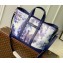Louis Vuitton Tote Journey Bag M20553 Blue Monogram Bandana Print