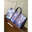 Louis Vuitton Keepall 50B Bag M20558 Blue Monogram Bandana Print