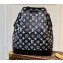 Louis Vuitton Petit Noe Bucket Bag Denim Black