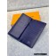 Louis Vuitton Brazza Wallet M81405 Blue Monogram Bandana Print