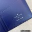 Louis Vuitton Brazza Wallet M81405 Blue Monogram Bandana Print