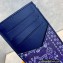 Louis Vuitton Coin Card Holder M81432 Blue Monogram Bandana Print