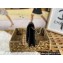 Chanel Crystal CC Logo Wallet on Chain WOC Bag in Grained Calfskin Black 2022