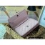 Chanel Crystal CC Logo Wallet on Chain WOC Bag in Grained Calfskin Light Pink 2022