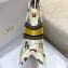 Dior Large Book Tote Bag in Latte Multicolor Pixel Zodiac Embroidery 2022