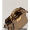 Fendi padded nappa leather Peekaboo ISeeU Micro Bag Apricot 2022