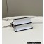 Fendi padded nappa leather Peekaboo ISeeU Micro Bag White 2022