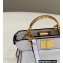 Fendi padded nappa leather Peekaboo ISeeU Micro Bag White 2022
