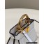 Fendi padded nappa leather Peekaboo ISeeU Micro Bag White 2022