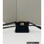 Fendi padded nappa leather Peekaboo ISeeU Micro Bag Black 2022