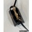 Fendi padded nappa leather Peekaboo ISeeU Micro Bag Black 2022
