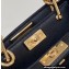 Fendi padded nappa leather Peekaboo ISeeU Micro Bag Black 2022