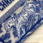 Dior Small Book Tote Bag in Toile de Jouy Transparent Canvas Fluorescent Blue 2022