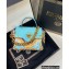 Fendi x Versace Fendace La Medusa Medium Handbag Gold Baroque print Blue 2022